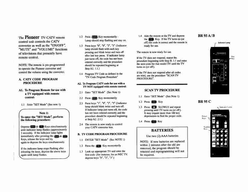Pioneer Universal Remote BR-95 A-page_pdf
